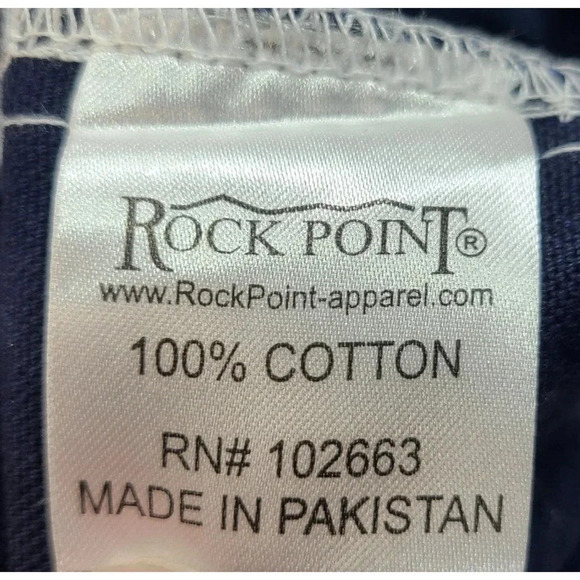 Rock Point Texas Flag Original Tote Bag Purse Women's Cotton Red White Navy Blue - Picture 8 of 8